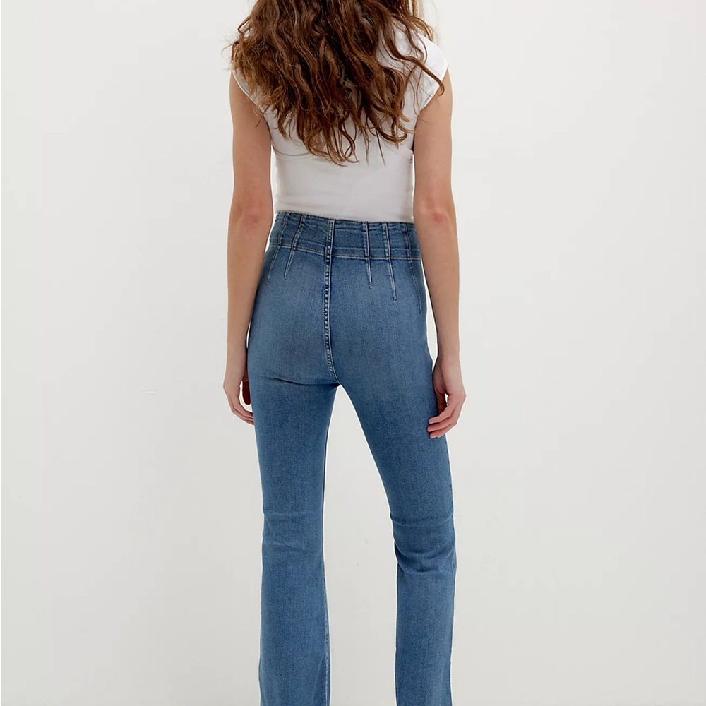 We The Free High Rise Blue Jeans